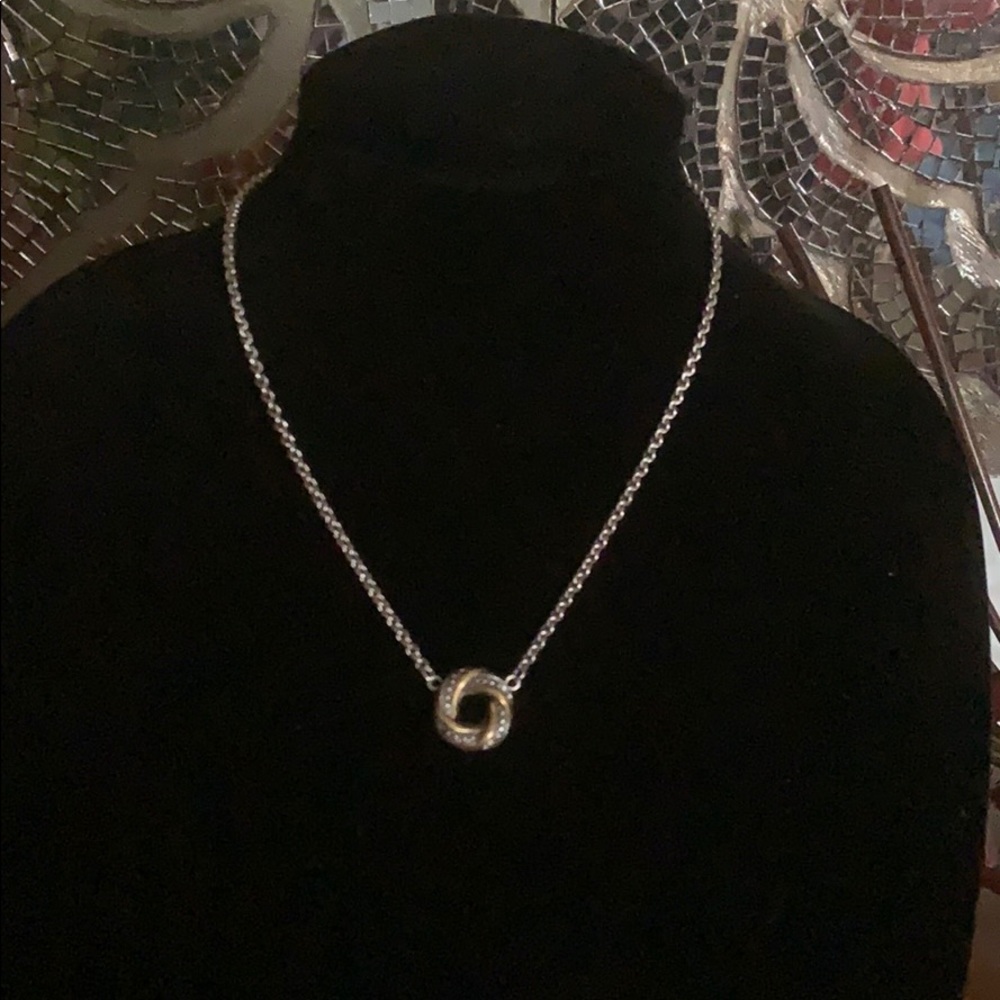 Brighton two gold/silver tone love knot